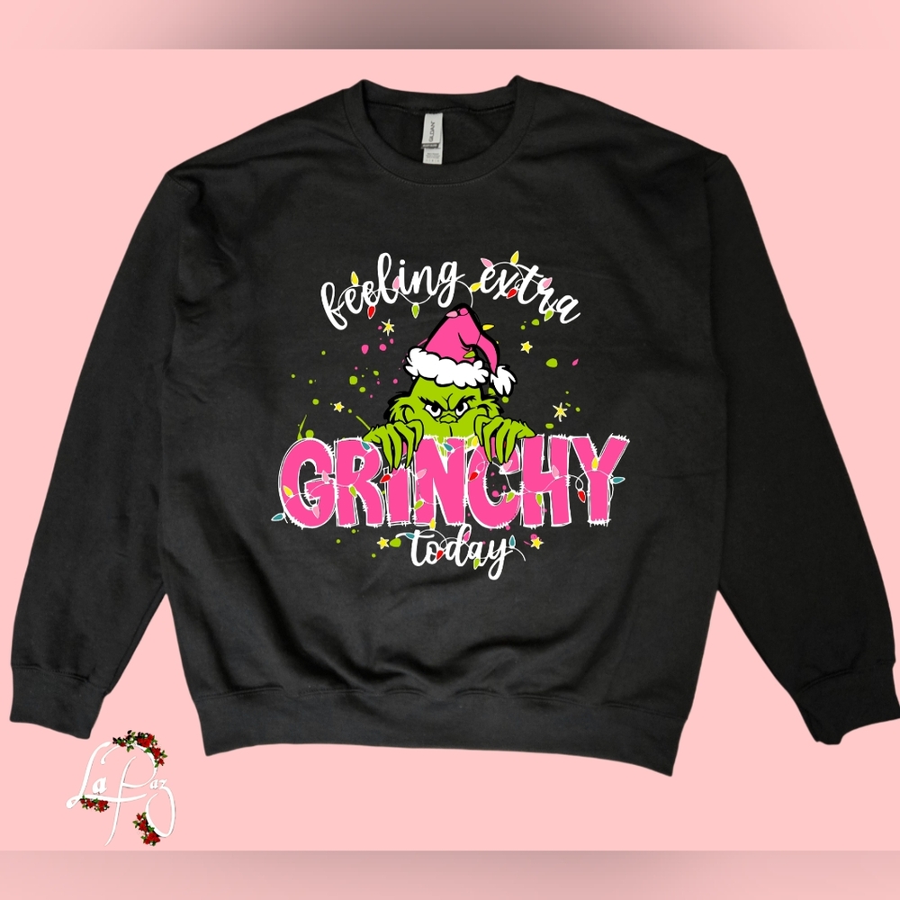 Feeling extra grinchy sweatshirt